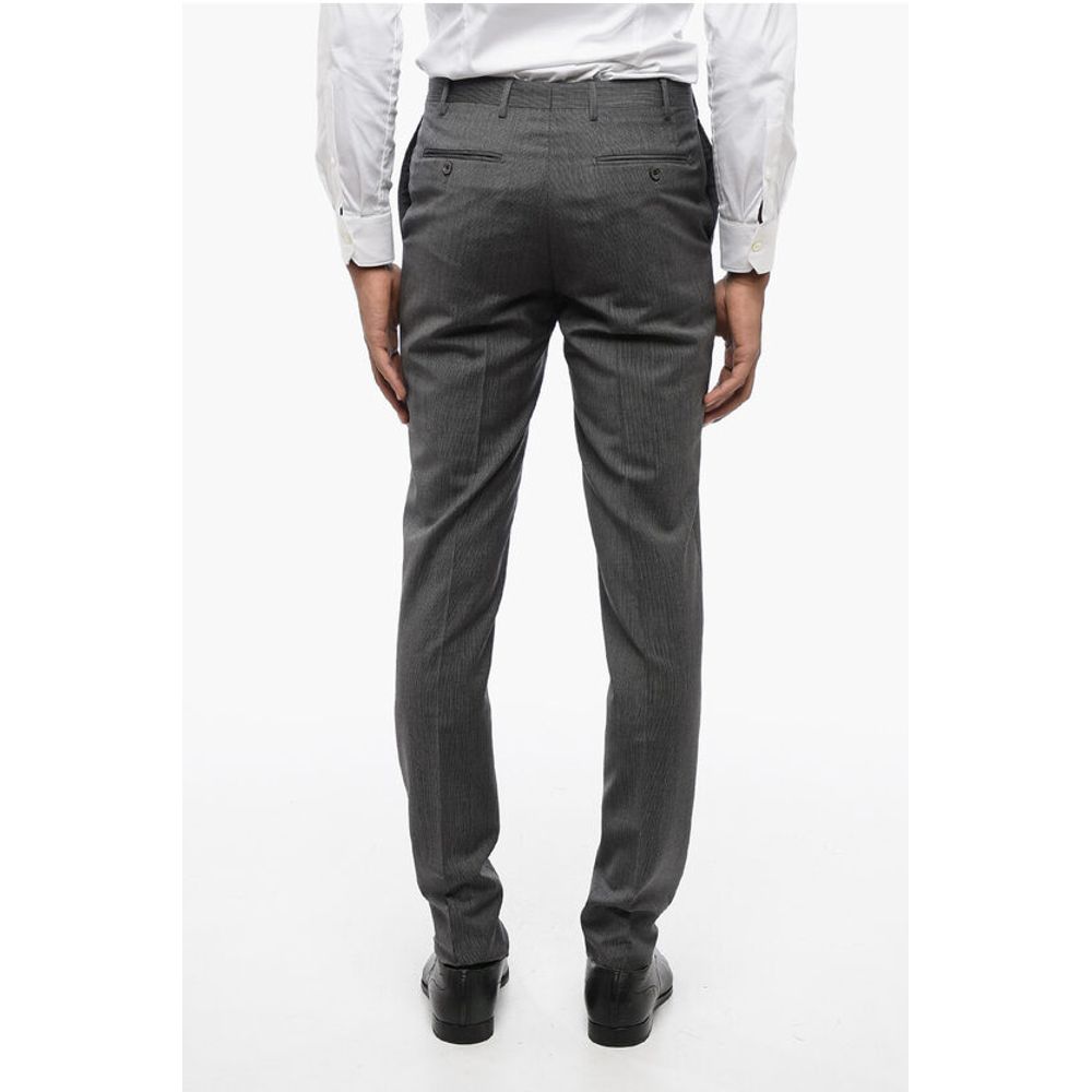 Corneliani CC COLLECTION Pinstriped Center Vent Peak Lapel CERIM.REFINE - Image 8