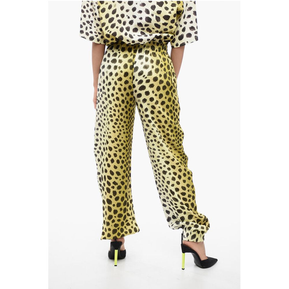 The Attico Satin Animalier Pants with Drawstring - Image 2