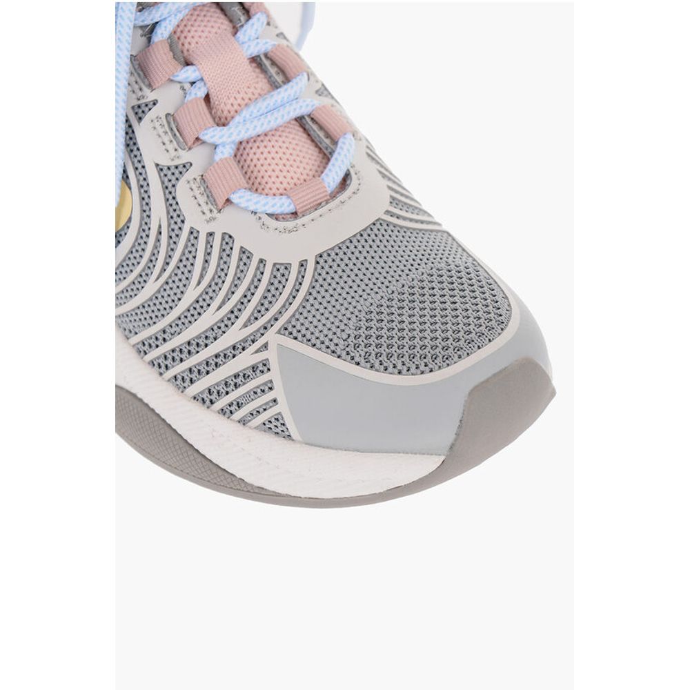 Moschino LOVE Mesh SPRINT50 Low-Top Sneakers with Contrast Detail - Image 4