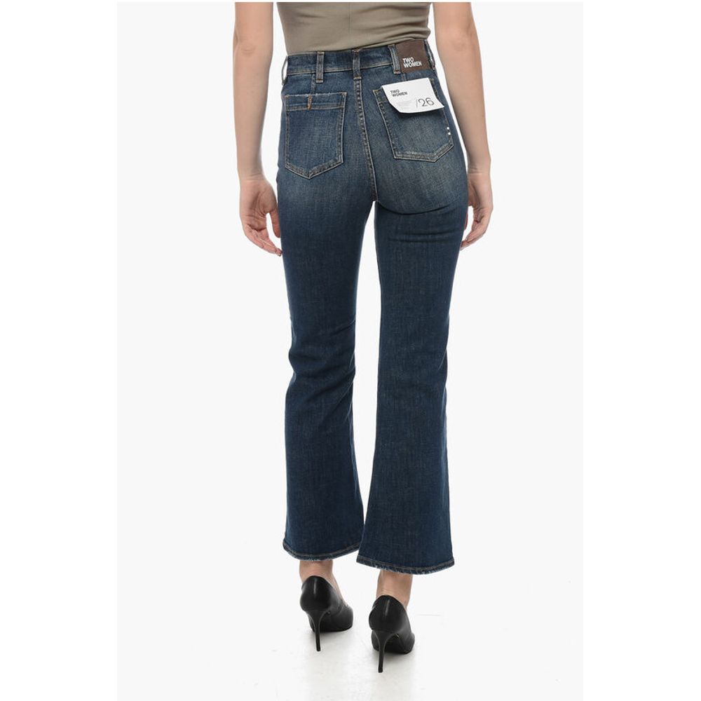 Two Women Two Men Flared GERBERA Denims with Patch Pockets 23cm - Image 2