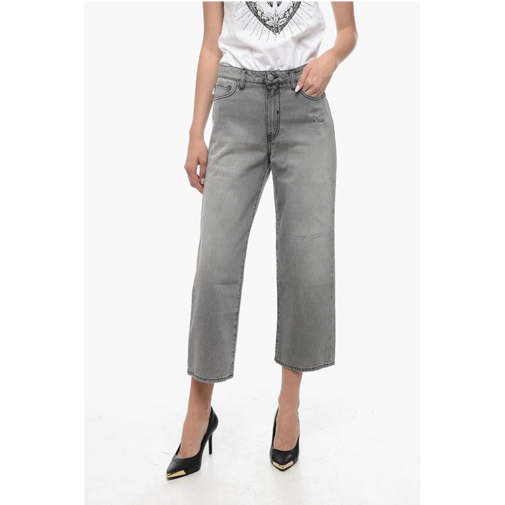 Two Women Two Men Straight Leg ELISABETH Denims with Visible Stitching 21cm