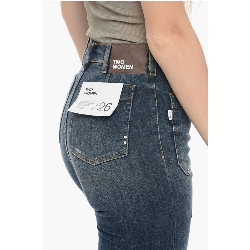 Two Women Two Men Flared GERBERA Denims with Patch Pockets 23cm - Image 4