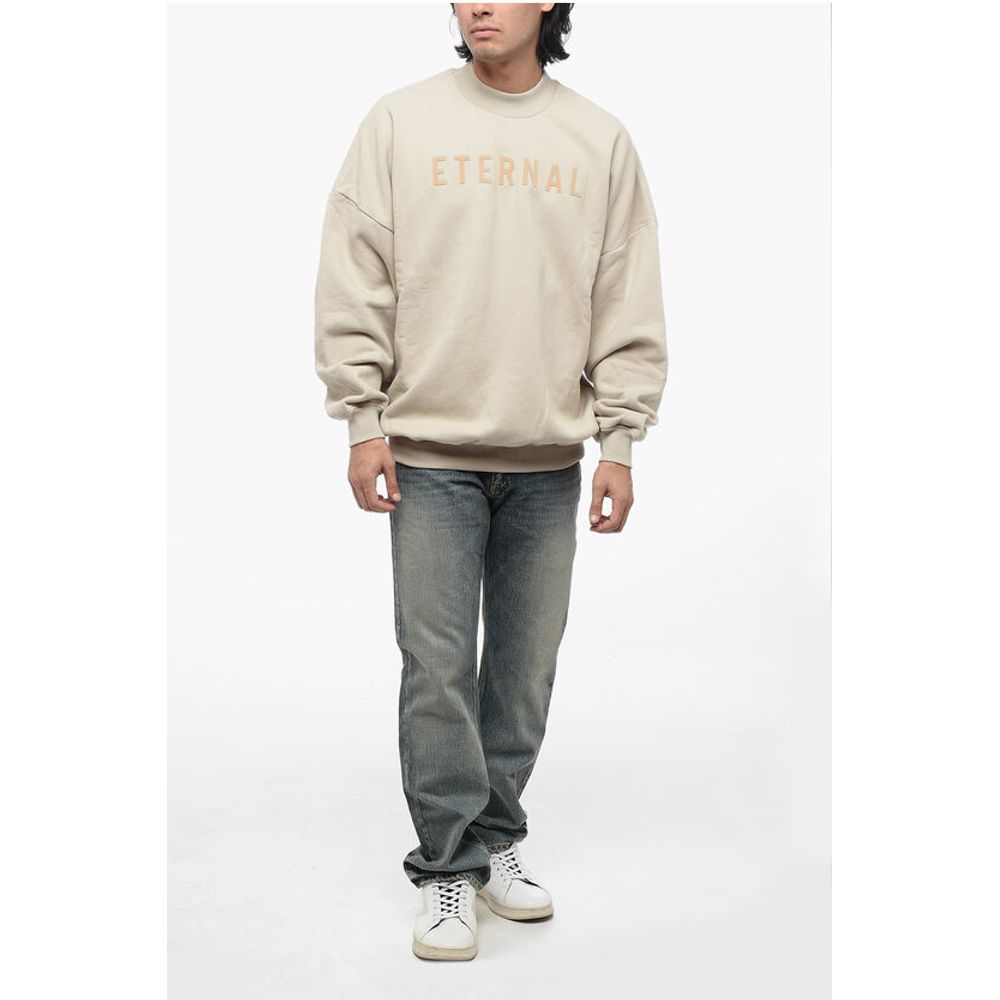Fear Of God Brushed Cotton ETERNAL Sweatshirt with Embossed Print - Image 4