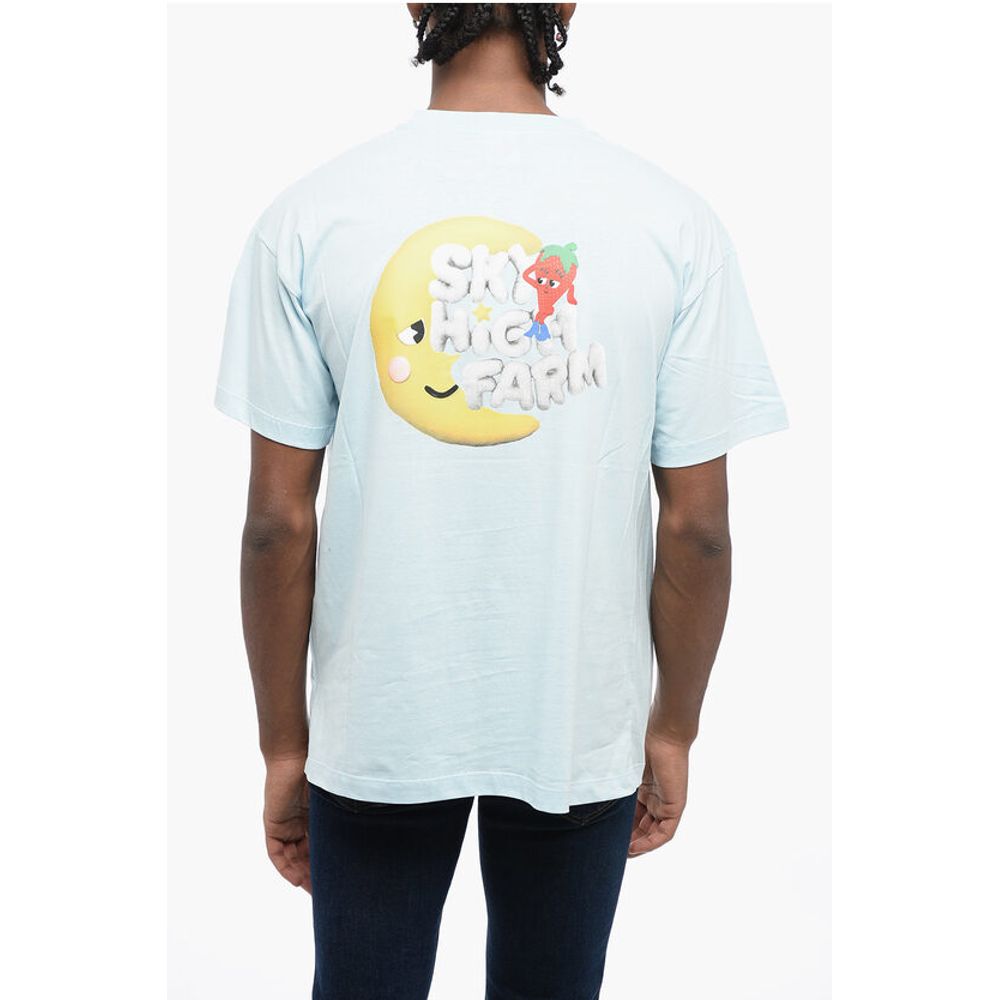 Sky High Farm Printed Organic Cotton Crew-neck T-Shirt - Image 2