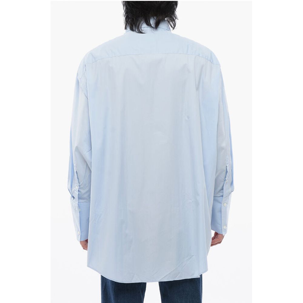 Ami Alexandre Mattiussi Button-down Cotton Shirt with Hidden Buttoning - Image 2