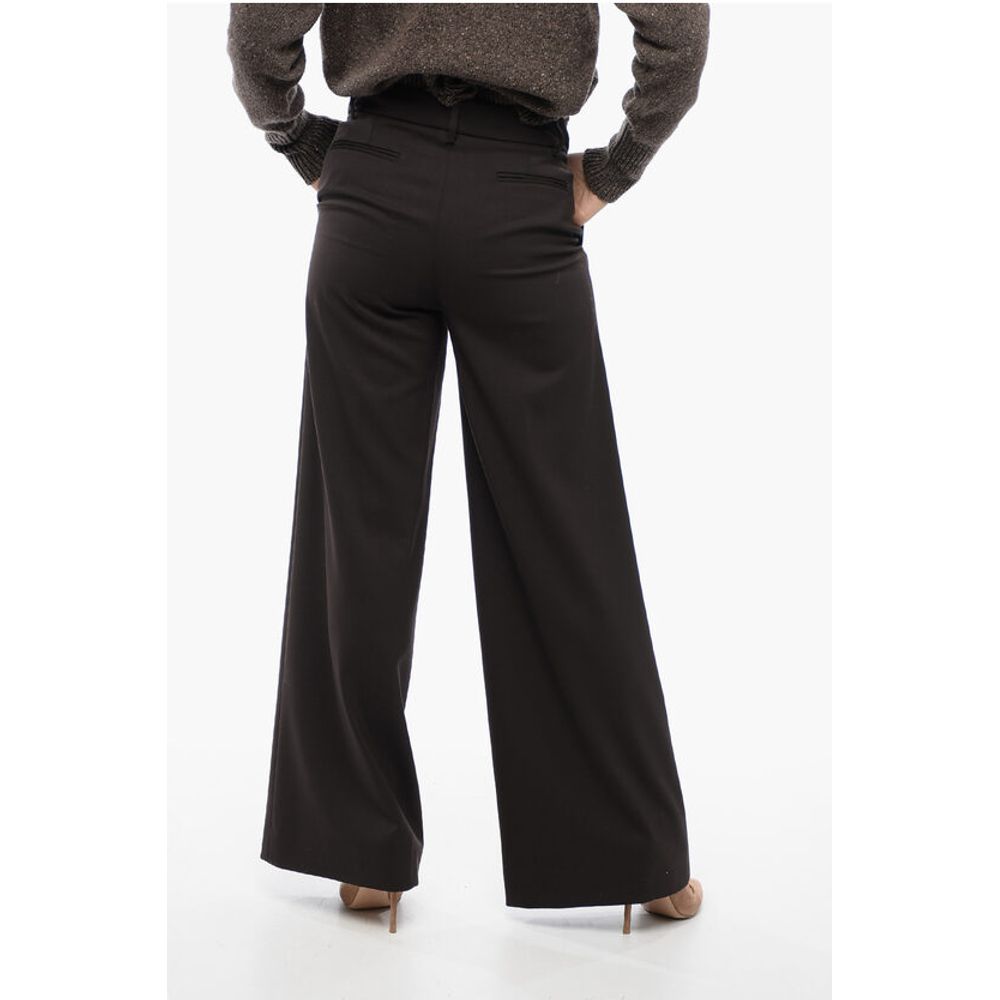 Quelle2 Virgin Wool Pants with Wide-Leg Fit - Image 2