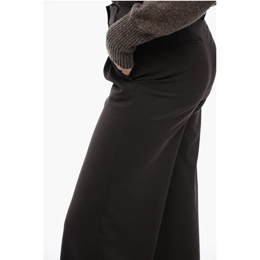 Quelle2 Virgin Wool Pants with Wide-Leg Fit - Image 3