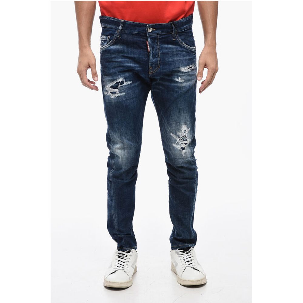Dsquared² Vintage Effect Distressed SEXY TWIST Jeans 16cm