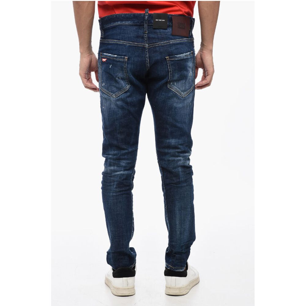Dsquared² Vintage Effect Distressed SEXY TWIST Jeans 16cm - Image 2