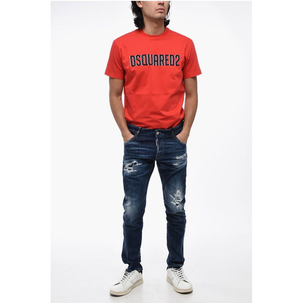 Dsquared² Vintage Effect Distressed SEXY TWIST Jeans 16cm - Image 4