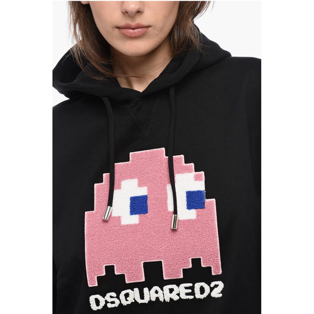 Dsquared² Terry Patched PACMAN Hoodie - Image 3