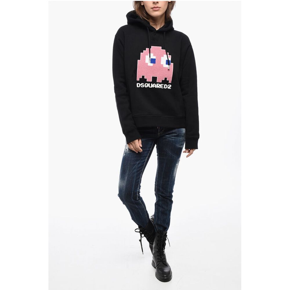 Dsquared² Terry Patched PACMAN Hoodie - Image 4