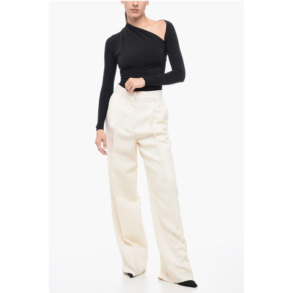 Dior Pleated High-Waisted Wool Pants - Image 4