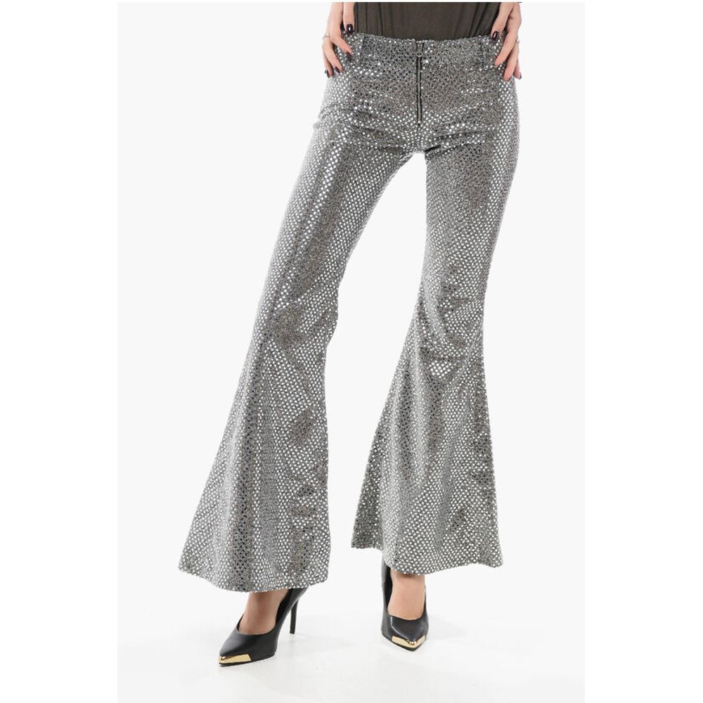 ERL Sequined Boot Cut Pants