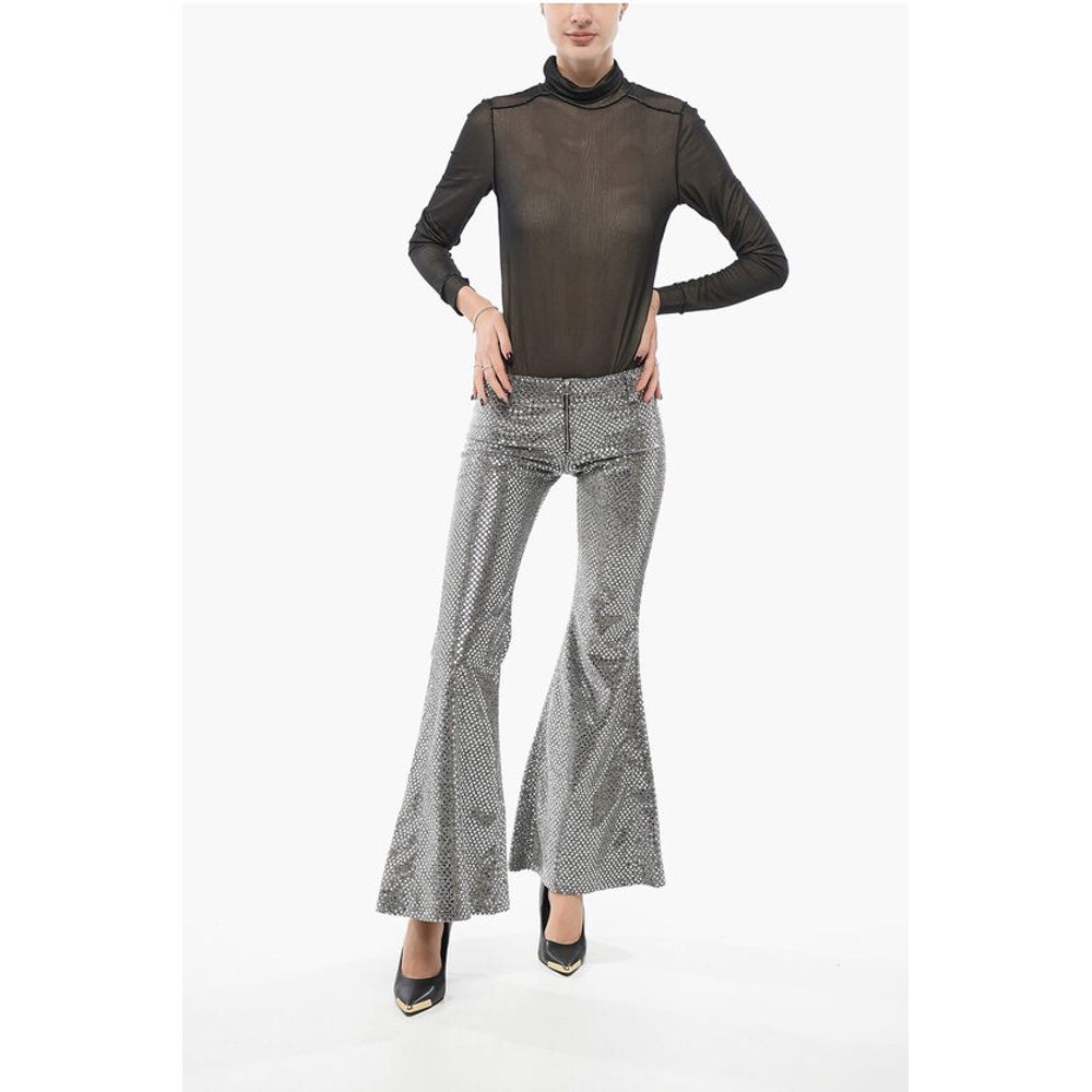 ERL Sequined Boot Cut Pants - Image 4