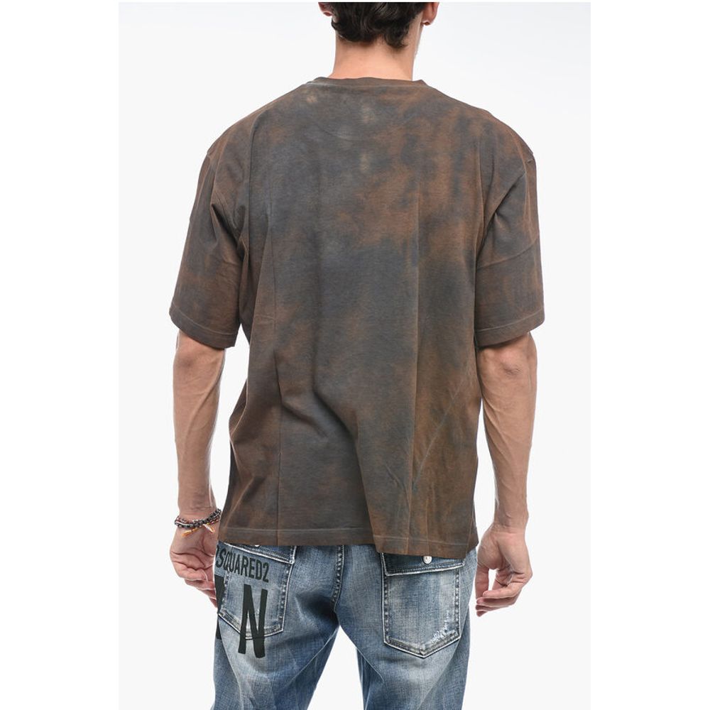 Dsquared² Tie-Dyed Effect T-WESHER T-Shirt with Print - Image 2