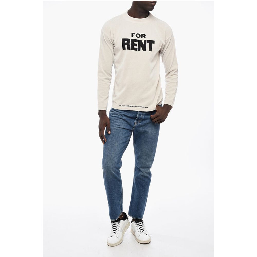 ERL Chenille Crew-neck Sweater with Ribbed Edge - Image 4