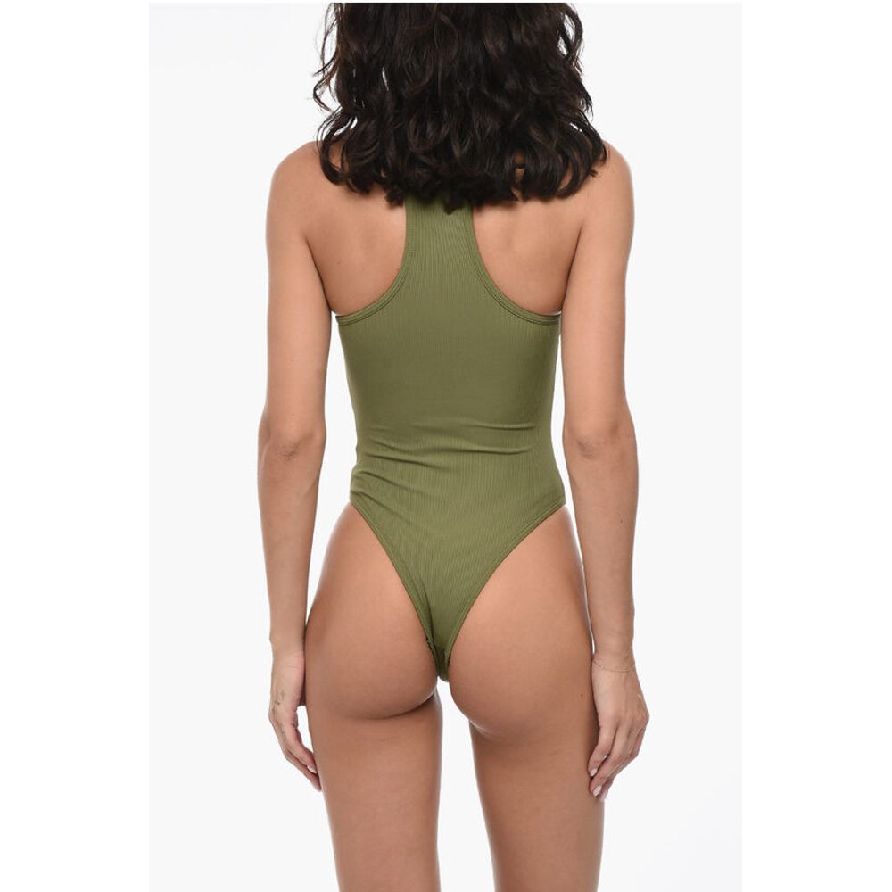 The Attico Buckle Logoed One-Piece Swimsuit - Image 2