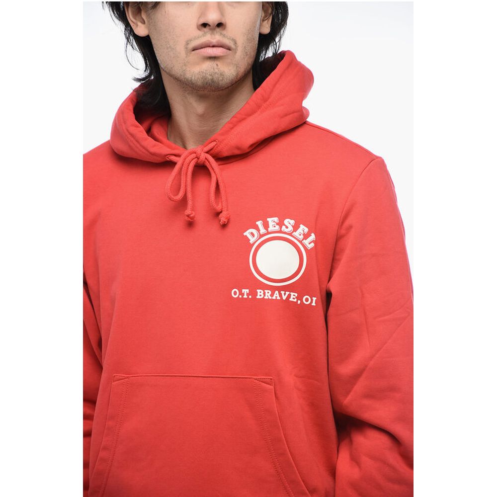 Diesel S-GINN-HOOD-K21 Hoodie Sweatshirt with Logo Print - Image 3