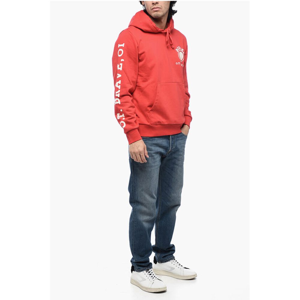 Diesel S-GINN-HOOD-K21 Hoodie Sweatshirt with Logo Print - Image 4