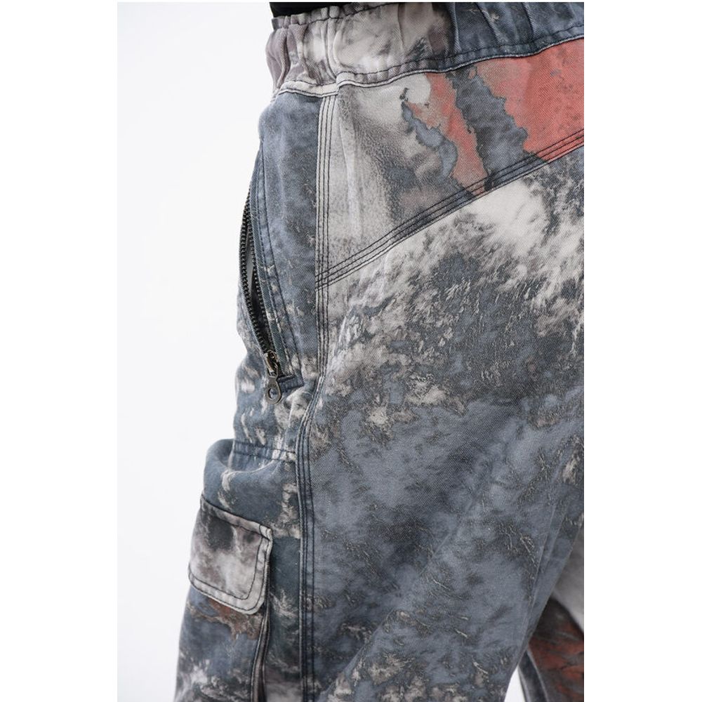 Diesel RED TAG Camouflage P-MIRT-CMF Cargo Pants with Drawstring Wa - Image 3