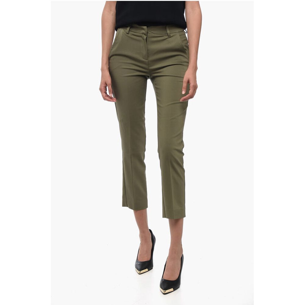 Edra Pleated Cigarette Pants