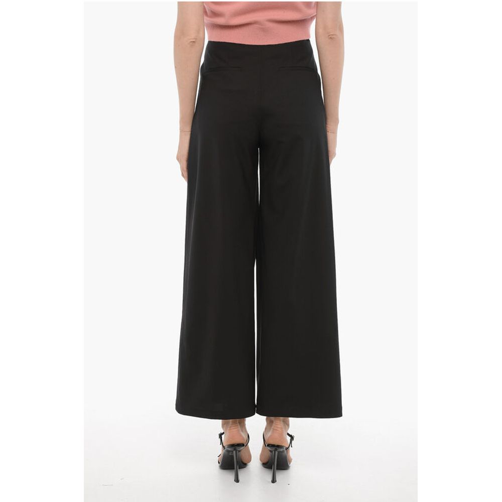 Eudon Choi Single-Pleat Wide Leg Wool TANDIN Pants - Image 2