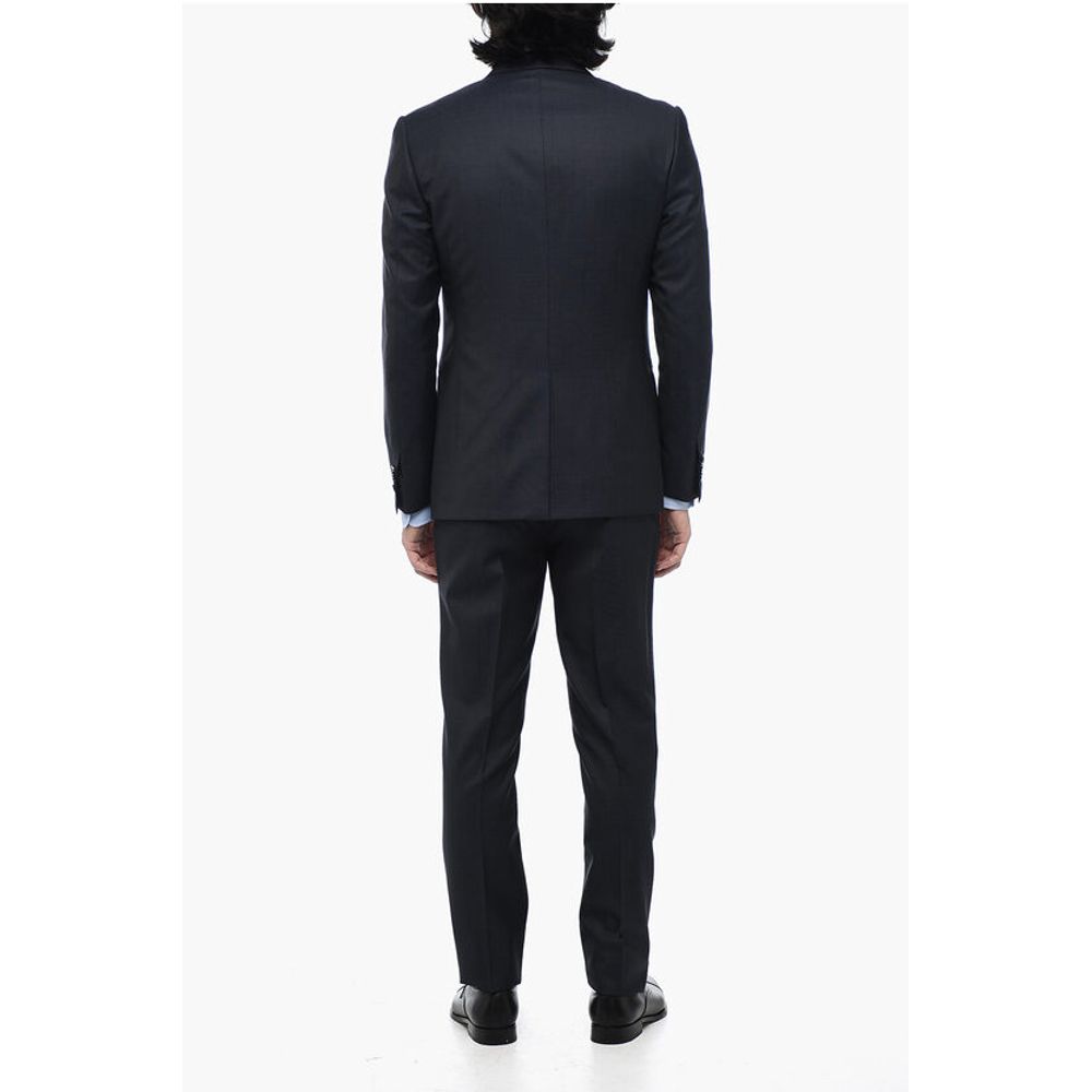 Corneliani CERIMONIA 3-Piece Pin Point Wool Blend Suit - Image 4