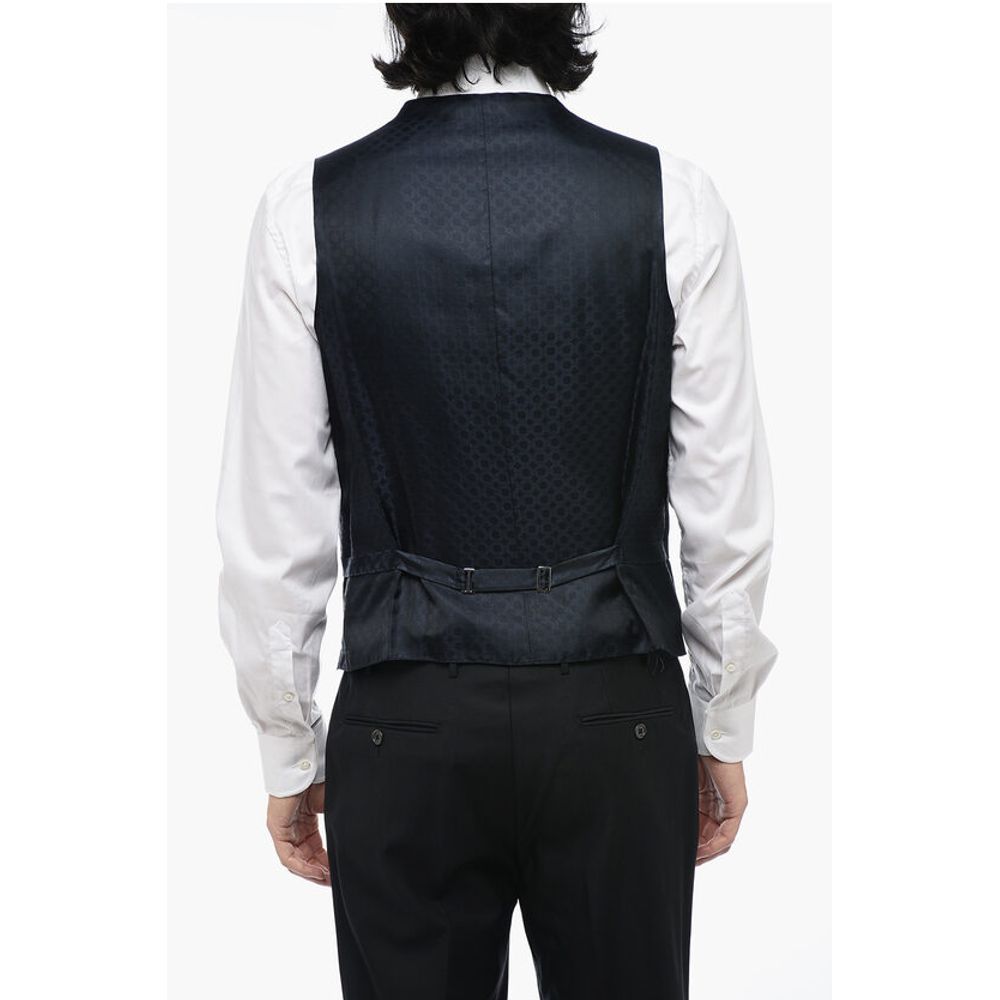 Corneliani CERIMONIA 3-Piece Jacquard Wool Suit - Image 8