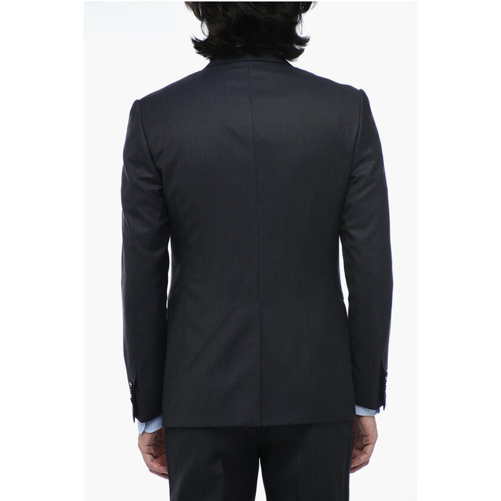 Corneliani CERIMONIA 3-Piece Pin Point Wool Blend Suit - Image 5