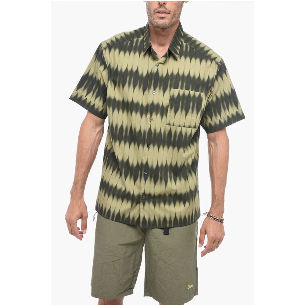 A.P.C. Tie-Dye Print Short Sleeved Shirt
