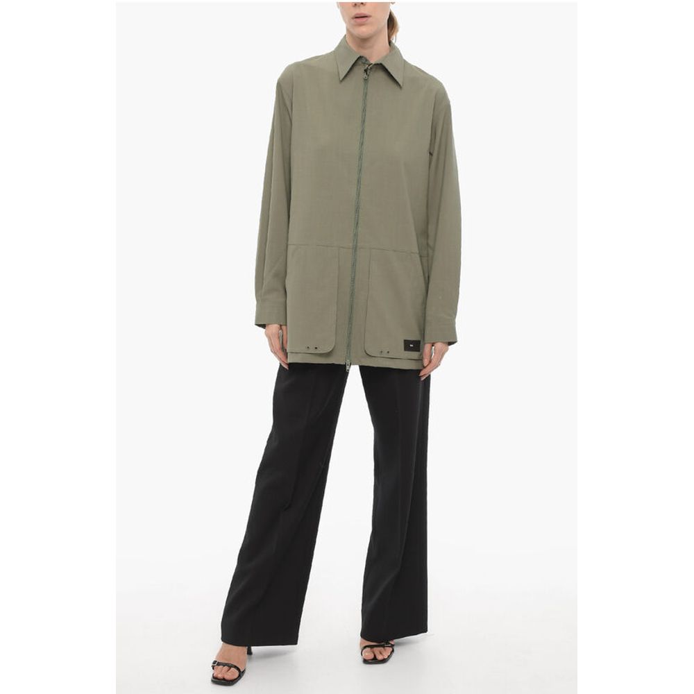 Y-3 ADIDAS Rip Stop Checked Windbreaker Jacket - Image 5