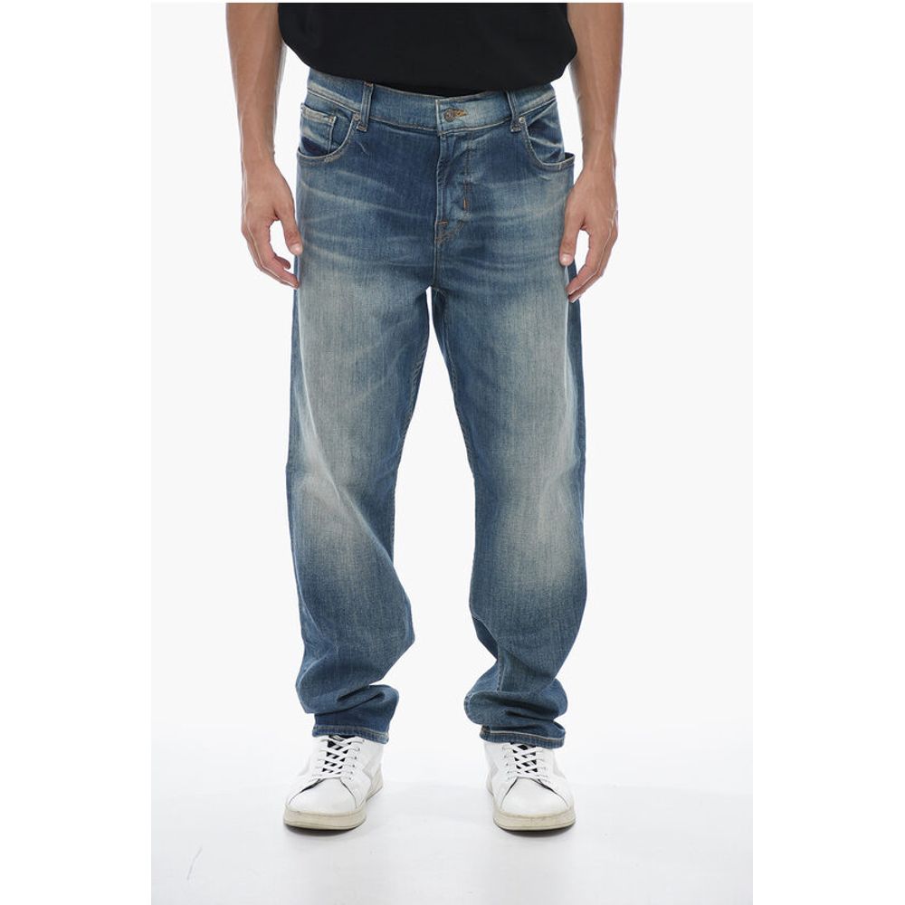 Seven Stonewashed Tapered-fit Denims 19cm