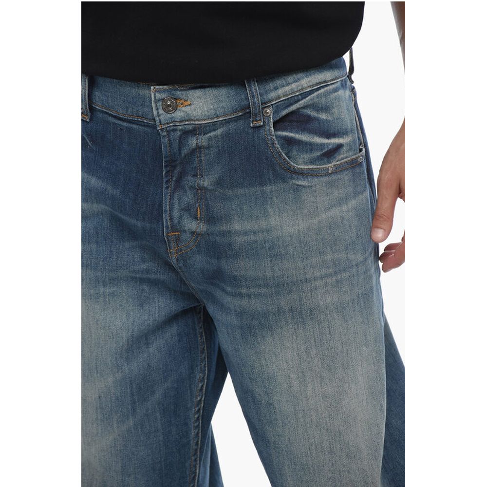 Seven Stonewashed Tapered-fit Denims 19cm - Image 2