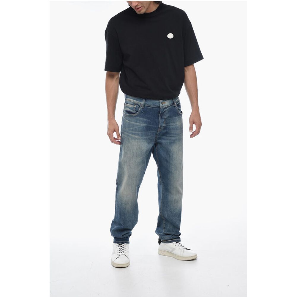 Seven Stonewashed Tapered-fit Denims 19cm - Image 3