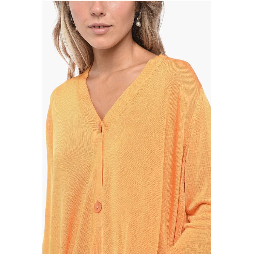 ArchivioB Oversized Cardigan with 3/4 Sleeves - Image 3