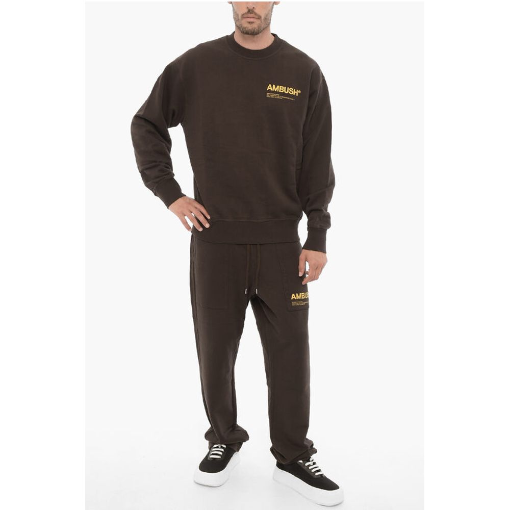 Ambush Fleeced Cotton WORKSHOP Crew-neck Sweatshirt - Image 4