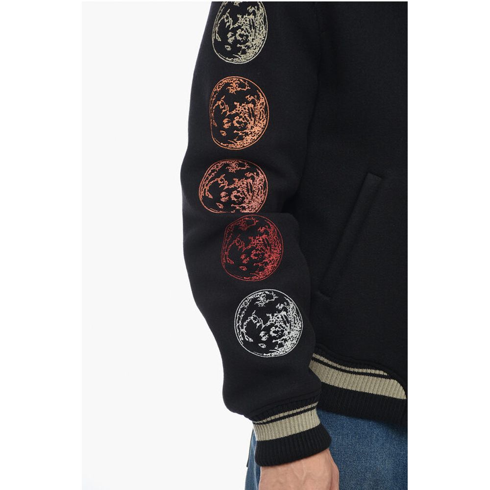 Off-White MOON Varsity Bomber with Patchwork - Image 3