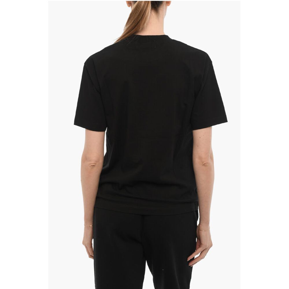 Ambush Solid Color Crew-neck T-Shirt with Contrasting Logo - Image 2