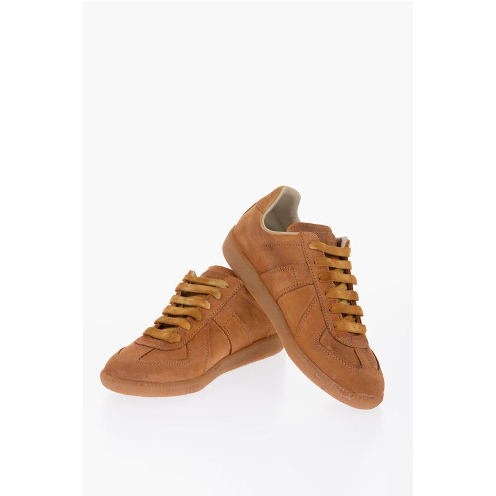 Maison Margiela MM22 Lace-up Sneakers with Visible Stitching