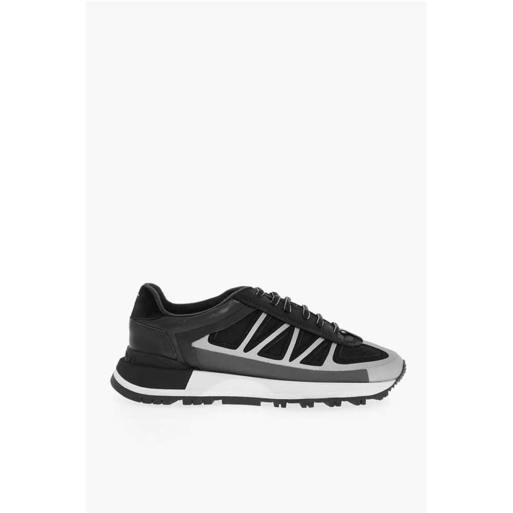 Maison Margiela MM22 Lace-up Sneakers with Two-toned Detail - Image 3