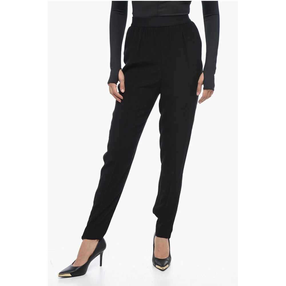 Maison Margiela MM1 Tapered Fit Pants with Elastic Waistband