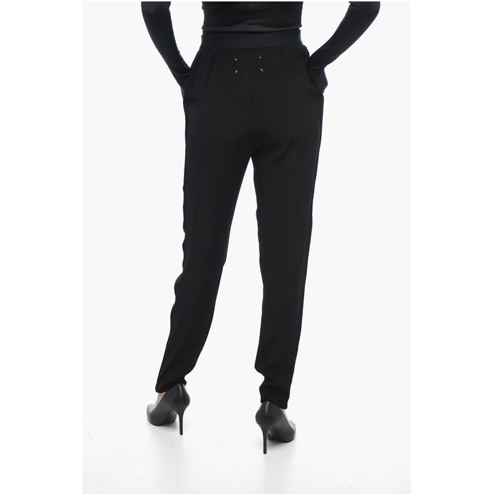 Maison Margiela MM1 Tapered Fit Pants with Elastic Waistband - Image 2
