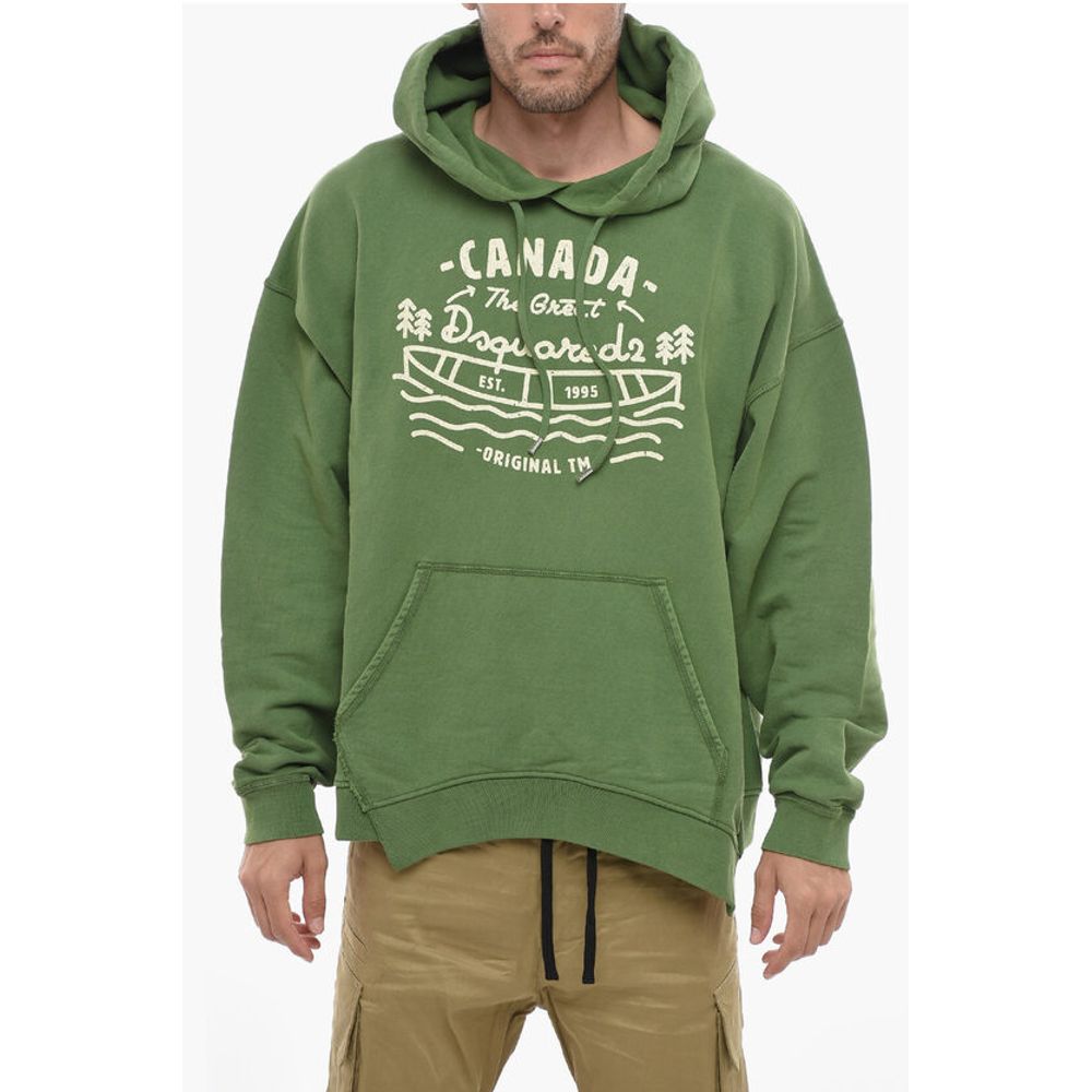 Dsquared² RAGIAN Hoodie Sweatshirt with Lettering Print