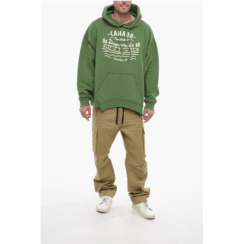 Dsquared² RAGIAN Hoodie Sweatshirt with Lettering Print - Image 4
