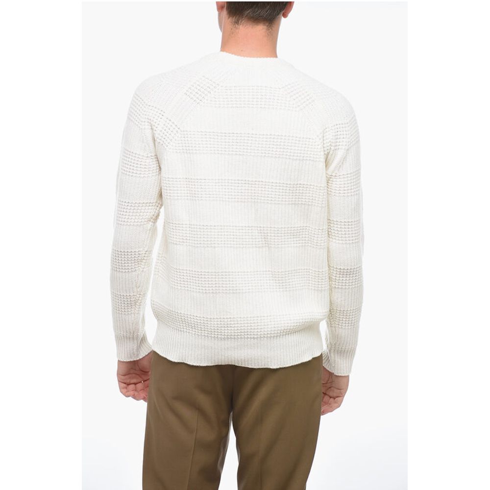 Altea Crew Neck RAGLAN Virgin Wool Sweater - Image 3