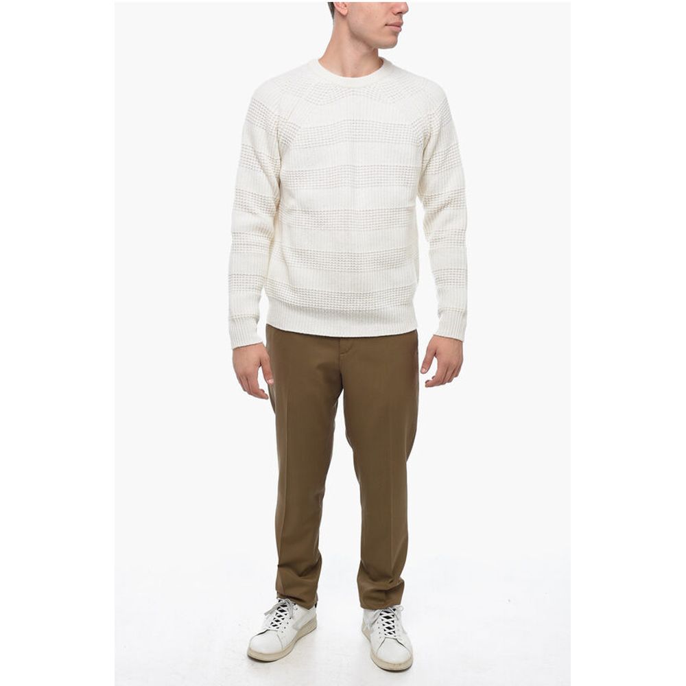 Altea Crew Neck RAGLAN Virgin Wool Sweater - Image 4