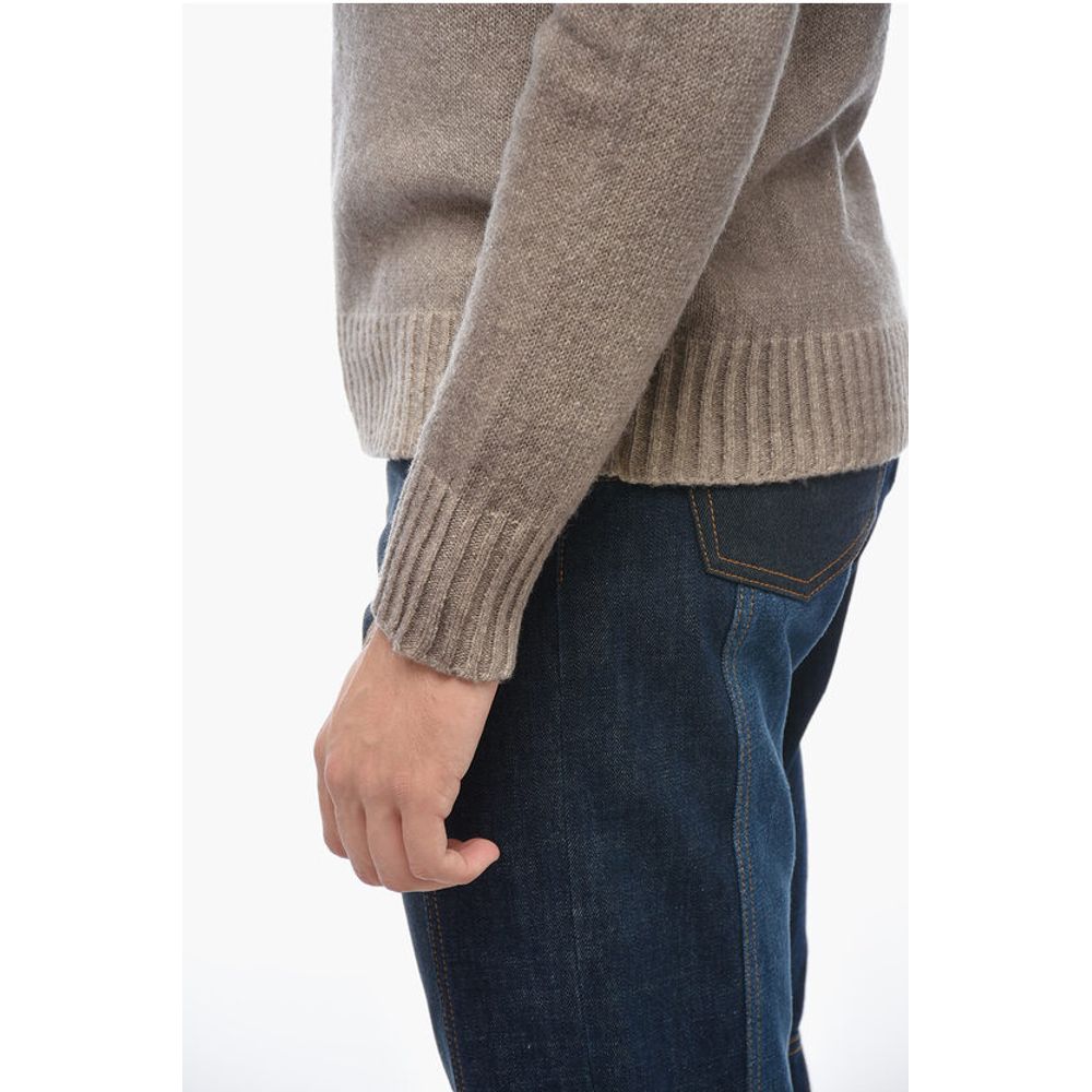 Altea Crew Neck Virgin Wool Sweater - Image 3