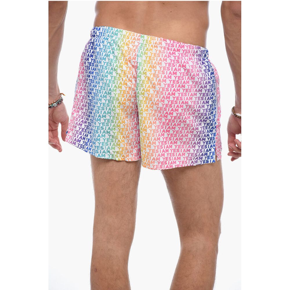 Yes I Am All-Over Logo Swim shorts - Image 2