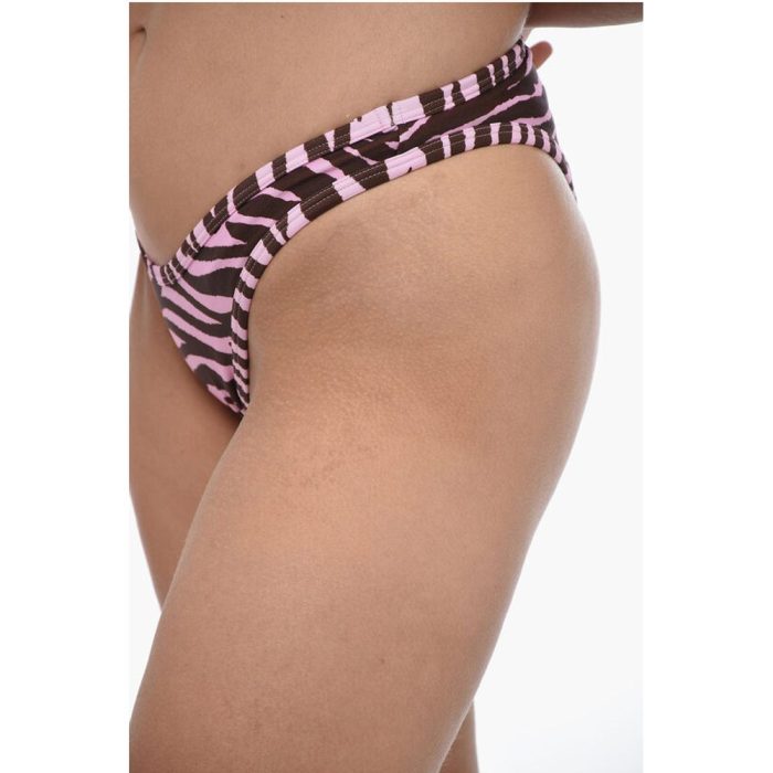 The Attico Animal Patterned Stretch Fabric Bikini - Image 4